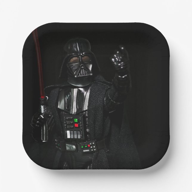 Plato De Papel Tema de Ciencia Ficción (Anverso)