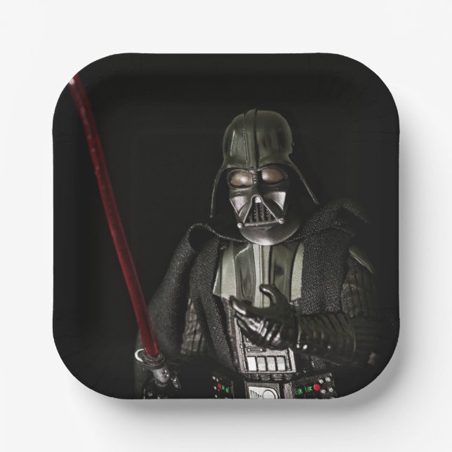 Plato De Papel Tema de Ciencia Ficción (Anverso)