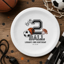 Tema de Cumpleaños Deportivo Born 2 Ball Niño 2 Añ