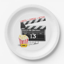 Plato De Papel Tema de la película 13º cumpleaños