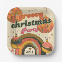 Tema de los Navidades Groovy Fiesta Retro 70