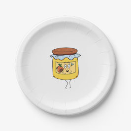 Plato De Papel Tema de miel, personaliza Miel,
