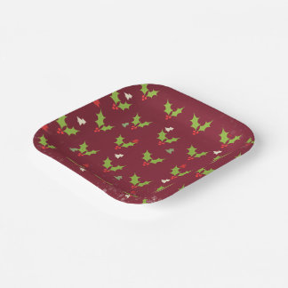 Plato De Papel Tema de navidades