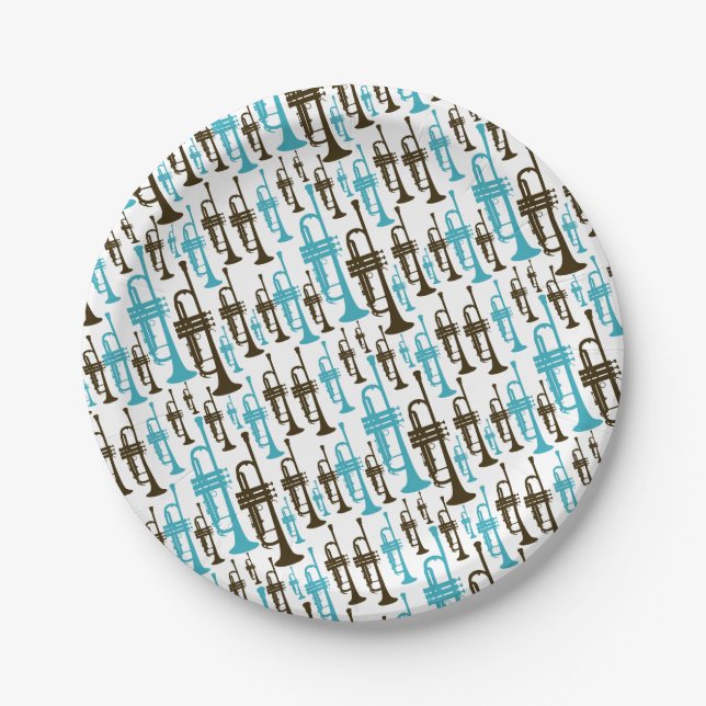 Plato De Papel Tema de Trump (Anverso)