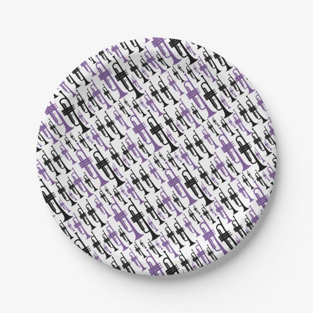 Plato De Papel Tema de Trump (Anverso)