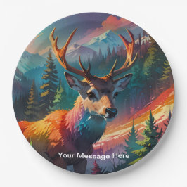 Plato De Papel Temporada navideña de invierno de navidades Wonder