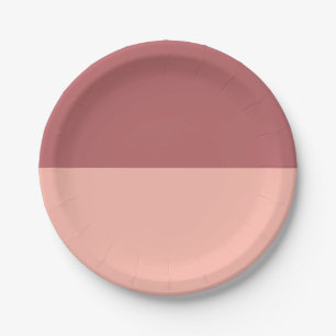 Plato De Papel Terra Rosa y Melón