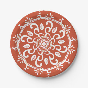 Plato De Papel Terracota