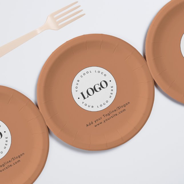 Plato De Papel Terracota Añadir Personalizado Empresa Fiesta de l (Subido por el creador)