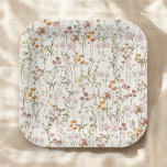 Plato De Papel Terracotta Flor Silvestre Boho Baby Shower En Bloo<br><div class="desc">¿Buscas las placas de papel perfectas para elevar tu decoración de baño de flores silvestres para bebés? No hay más que fijarse en estas preciosas y extravagantes servilletas. Fabricadas con materiales de alta calidad y con una hermosa huella de flores silvestres, estas servilletas impresionarán a sus huéspedes. Con su diseño...</div>