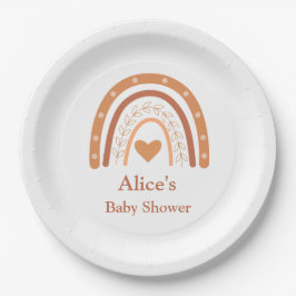 Plato De Papel Terracotta Sexo personalizado del arcoiris del boh