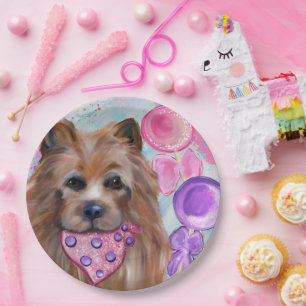 PLATO DE PAPEL TERRIER AUSTRALIANO