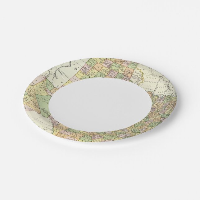 Plato De Papel Texas 15 (Angular)