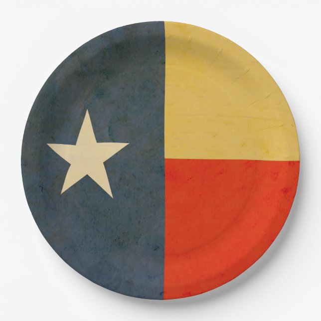 Plato De Papel Texas estadounidense (Anverso)