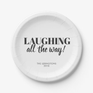 Plato De Papel Texto simple Minimalista moderno