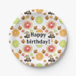 Plato De Papel Thanksgiving Decor Fall Farmhouse 