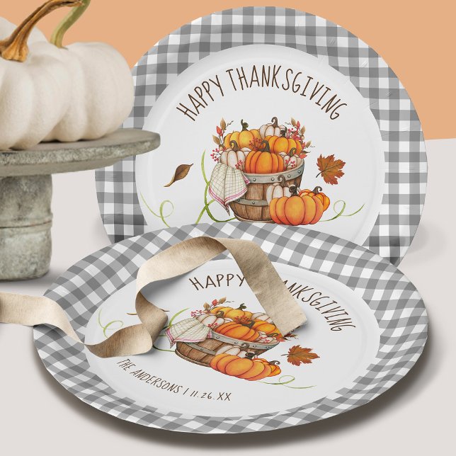 Plato De Papel Thanksgiving Paper Plates (Subido por el creador)