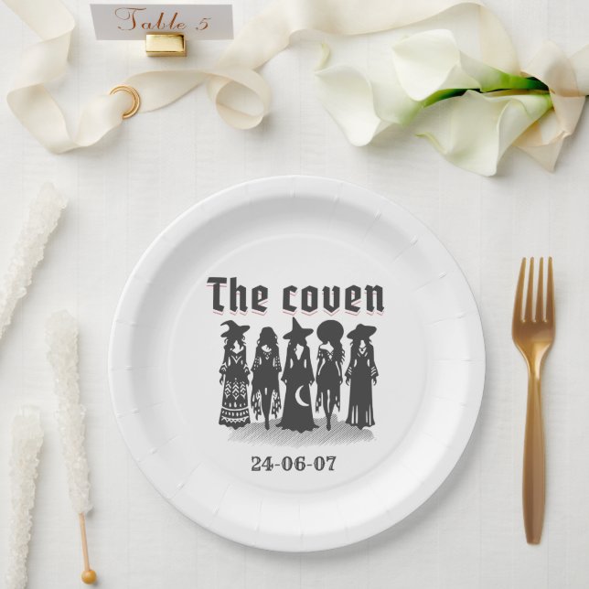 Plato De Papel the coven bachelorette party (Boda)