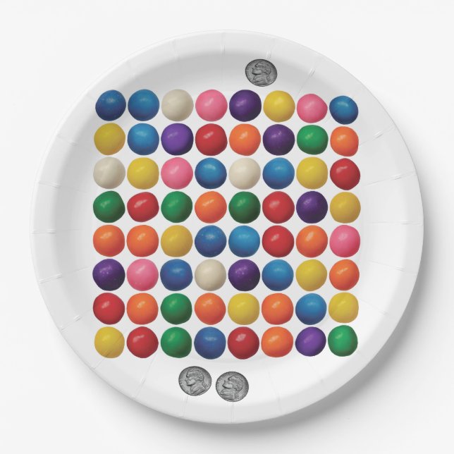 Plato De Papel The Gumball Machine (Anverso)