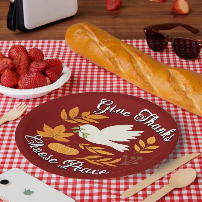 Plato de Papel The Peace Collection (Picnic)