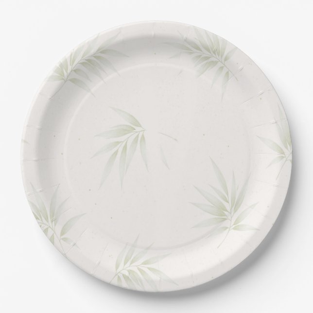 Plato De Papel The Tropical Imperial Bamboo Garden Wedding  (Anverso)
