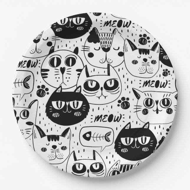 Plato De Papel The Ultimate Cat Lover - Cozy Cat pet  (Anverso)