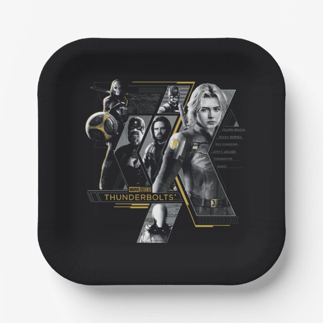 Plato De Papel Thunderbolts* | Group Graphic (Anverso)