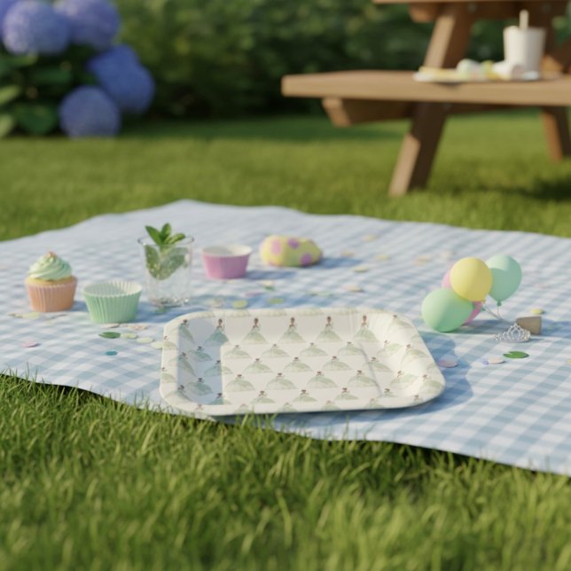 Plato De Papel Tiana (Subido por el creador)