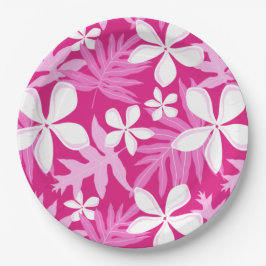 PLATO DE PAPEL TIARE (ROSA)