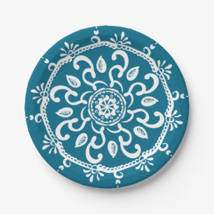 Plato De Papel Tidepool Mandala