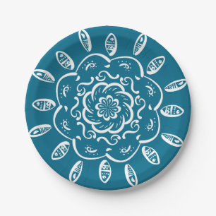 Plato De Papel Tidepool Mandala
