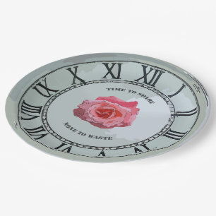 Plato De Papel Tiempo De Ahorro