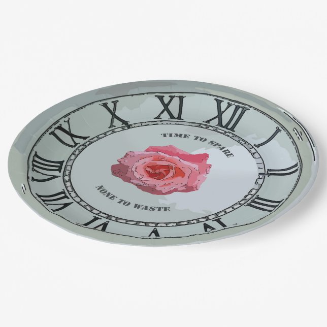 Plato De Papel Tiempo De Ahorro (Angular)