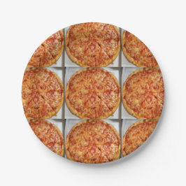 Plato De Papel ¡Tiempo de la pizza!