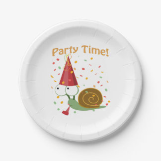 Plato De Papel ¡Tiempo Fiesta de Confetti! Escarnio