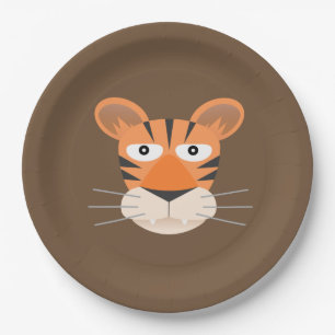 Plato De Papel Tigre