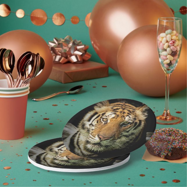 Plato De Papel tigre (Multi)