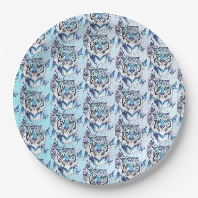 Plato De Papel Tigre (Anverso)