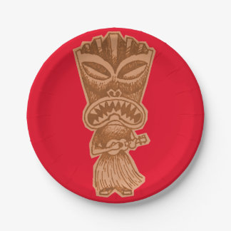 Plato De Papel Tiki