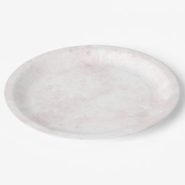 Plato De Papel Tinte de acuarela rosa rubor boda glam moderna