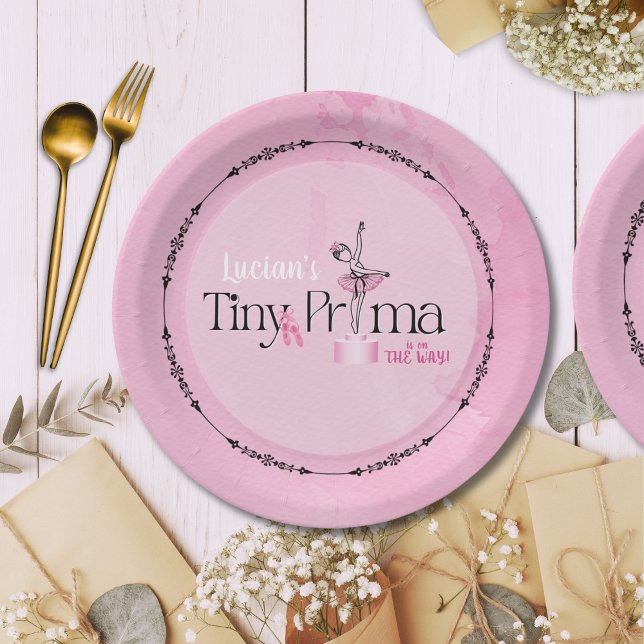 Plato De Papel Tiny Prima Is On The Way Paper Plates (Subido por el creador)