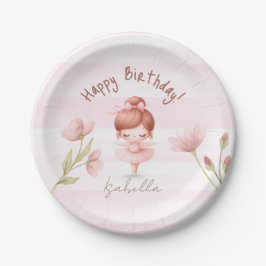 Plato De Papel Tiny Twirls – Ballerina