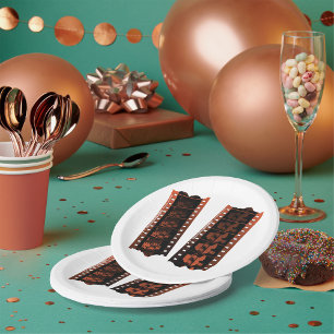 Plato De Papel Tira de película negativa