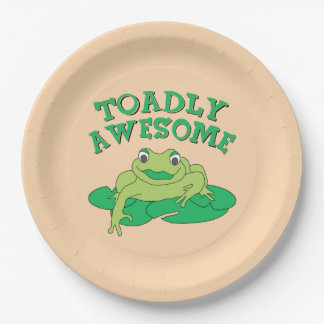 Plato De Papel TOADly Awesome