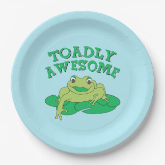 Plato De Papel TOADly Awesome