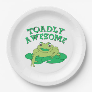 Plato De Papel TOADly Awesome