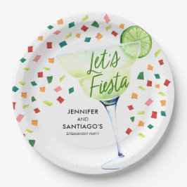 Plato De Papel Toallas de papel de Fiesta Engagement Party