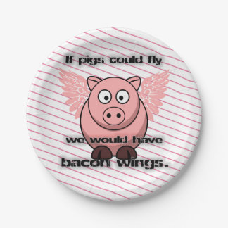 Plato De Papel tocino