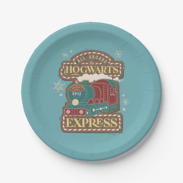 Plato De Papel Todas las cookies de los Navidades HOGWARTS™ Expre (Anverso)
