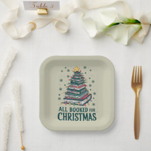 Plato De Papel Todo reservado para regalo de Navidad para amante 